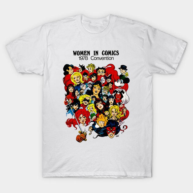 Women in Comics 1978 Convention T-Shirt by Shake Hands With Danger